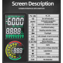 Струмові (токові) кліщі Aneng  ST213 600V AC/DC Voltage, 400A AC/DC Current, NCV, мультиметр, кольор. дисплей, True RMS
