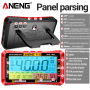 Мультиметр Aneng 613 600V AC/DC Voltage, 10A AC/DC Current, LCD з підсвіткою, True RMS, Smart