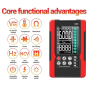 Мультиметр Aneng Q60 750V AC/ 600V DC Voltage, NCV, LCD з підсвіткою, True RMS, Smart, голосове управління