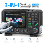 FNIRSI 2D15P, 2щупи (цифровий мультиметр / портативний осцилограф 100 МГц*2 / генератор сигналів / smart професійний тестер), розширена комплектація