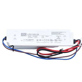 Фото - Блок живлення Mean Well LPV-100-24 оригінал (24VDC, 100W), IP67