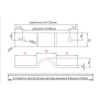 Перемичка для комірок 250-400Ah  102*20*3мм гнучка 2