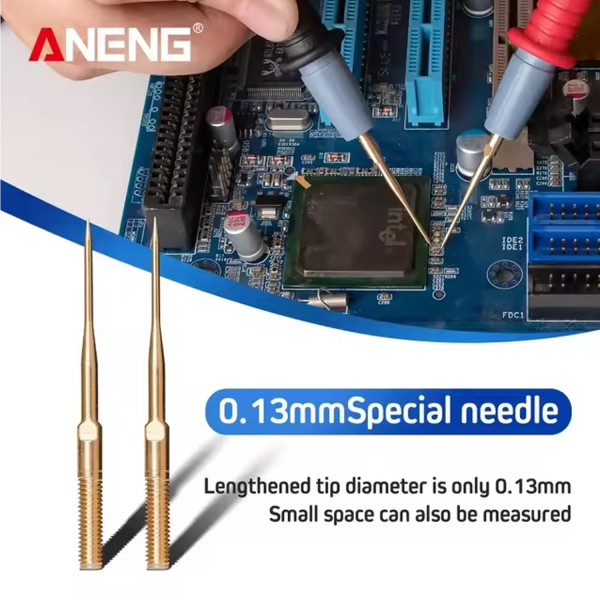 Фото - Щупи для тестера/мультиметра, 150см, 20А/1000V, PVC, позолочені та нікельовані щупи,  модель PT1010, комплект