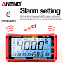 Мультиметр Aneng 613 600V AC/DC Voltage, 10A AC/DC Current, LCD з підсвіткою, True RMS, Smart