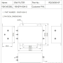Фільтр ВЧ EMI 250VAC 60A 1ф YB42F4-60A-S