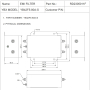 Фільтр ВЧ EMI 250VAC 80A 1ф YB42F5-80A-S