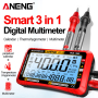 Мультиметр Aneng 613 600V AC/DC Voltage, 10A AC/DC Current, LCD з підсвіткою, True RMS, Smart