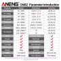 Струмові (токові) кліщі Aneng CM82 600V AC/DC Voltage, 600A AC/DC Current, NCV, мультиметр, LCD з підсвіткою, True RMS