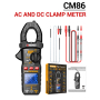 Струмові (токові) кліщі Aneng CM86 600V AC/DC Voltage, 600A AC/DC Current, NCV, мультиметр, LCD з підсвіткою