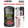 Мультиметр Aneng 625A 750V AC/ 1000V DC Voltage, 10A AC/DC Current, NCV, VA кольоров.дисплей, True RMS, Smart, літієвий акумулятор