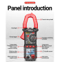 Струмові (токові) кліщі Aneng PN103 600V AC/DC Voltage, 600A AC/DC Current, NCV, мультиметр, LCD з підсвіткою
