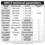 Тестер опору ізоляції Aneng MH13 600V AC/DC Voltage, тест 250-2500V / 1МОм - 40ГОм, опір 1МОм - 200ГОм, LCD з підсвіткою