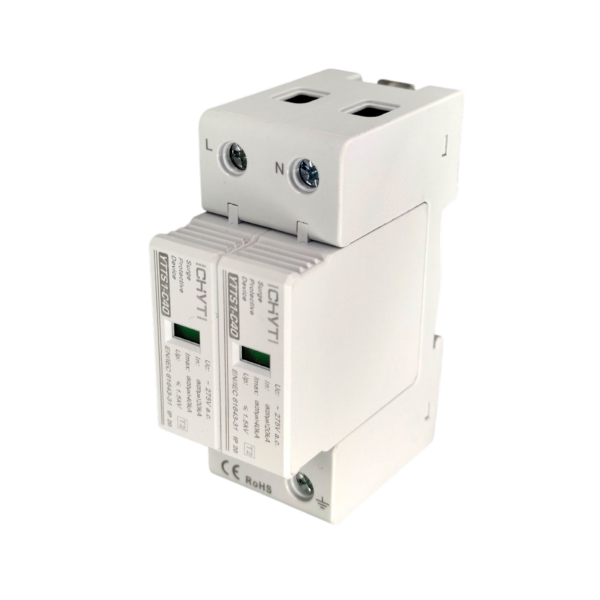 Фото - Обмежувач перенапруги SPD AC 275V 20~40KA 2полюси
