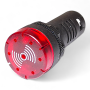 Звуковий індикатор (зумер) AD16-22SM черв. 24VAC/DC